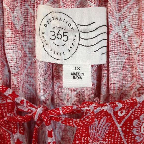 Destination 365 Woman's Maxi Dress Size 1X, Pockets, 100% Viscose, Pullover - Picture 3 of 10